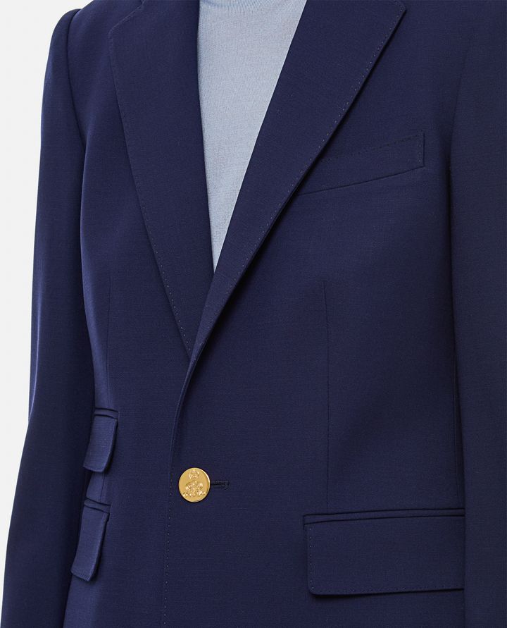 Ralph Lauren Collection GIACCA MONOPETTO IN GABARDINA DI LANA CAMDEN Sconti questo mese