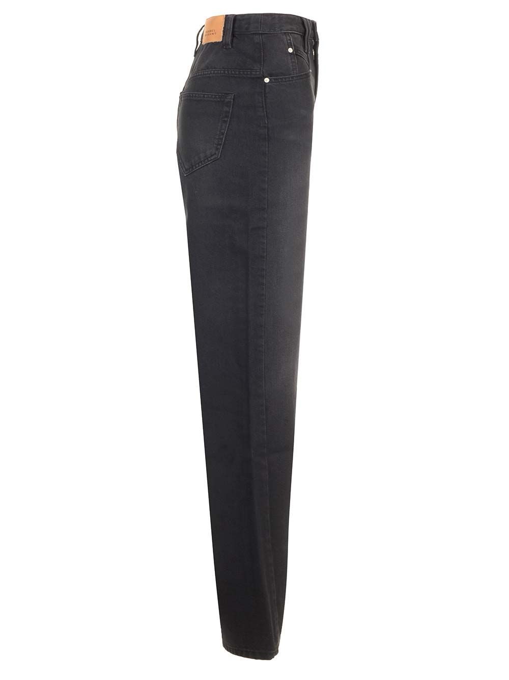 Al Duca D'Aosta Isabel Marant Jeans vita alta "Lemony" Fino al 60% di sconto
