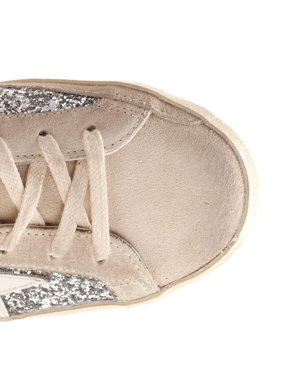 Al Duca D'Aosta Golden Goose Sneakers "Super Star" glitter Trasporto libero internazionale