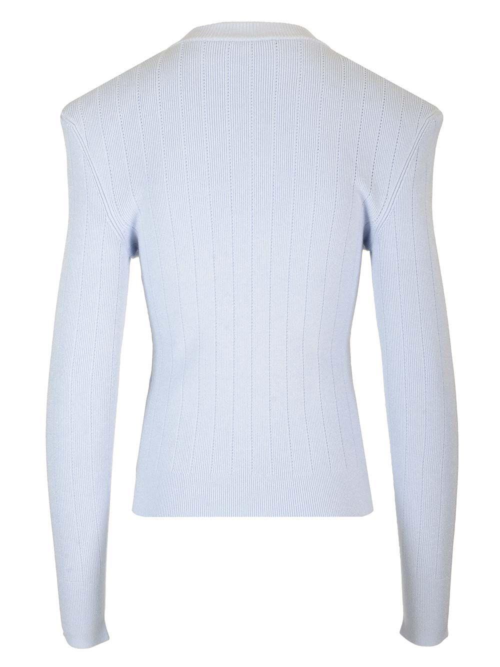 Al Duca D'Aosta Balmain BUTTON-TRIMMED TURTLENECK SWEATER Promozione