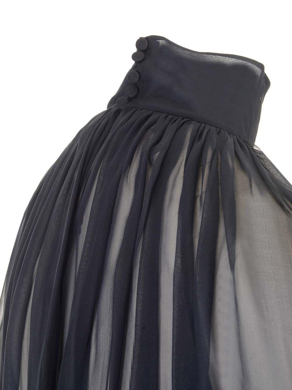 Al Duca D'Aosta Saint Laurent Blusa trasparente Black Friday