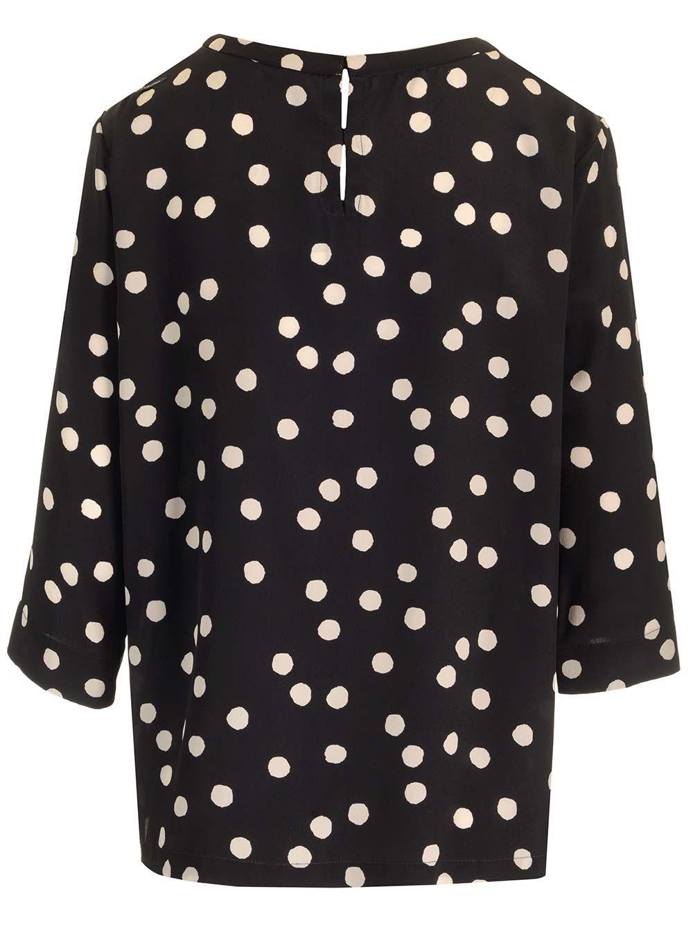 Al Duca D'Aosta 's Max Mara Blusa "Arturo" in crepe Cyber Monday