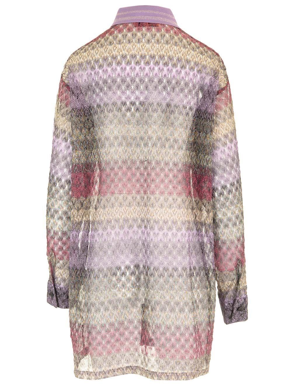 Al Duca D'Aosta Missoni Camicia lunga Smaltimento dello stoccaggio