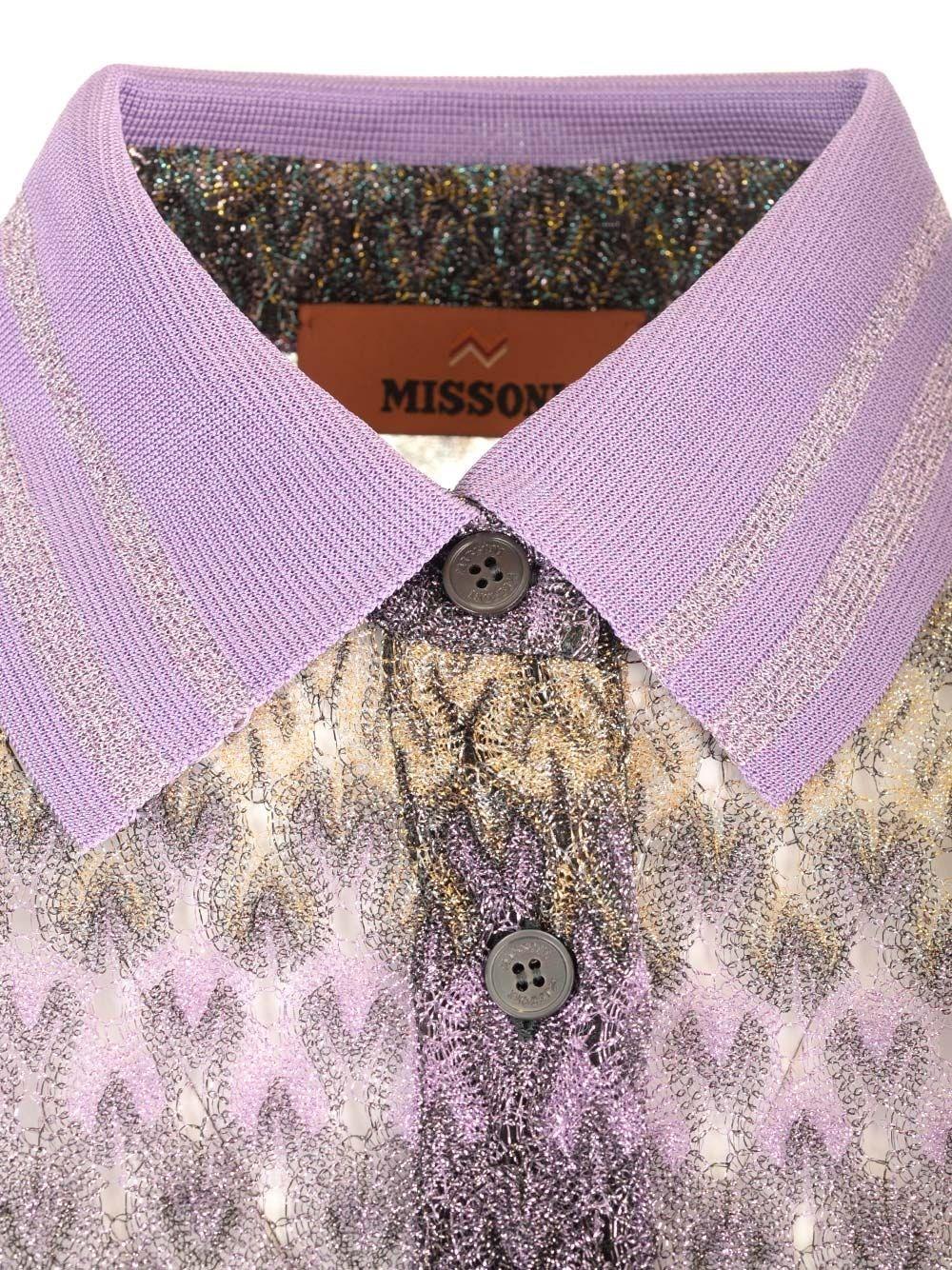 Al Duca D'Aosta Missoni Camicia lunga Smaltimento dello stoccaggio