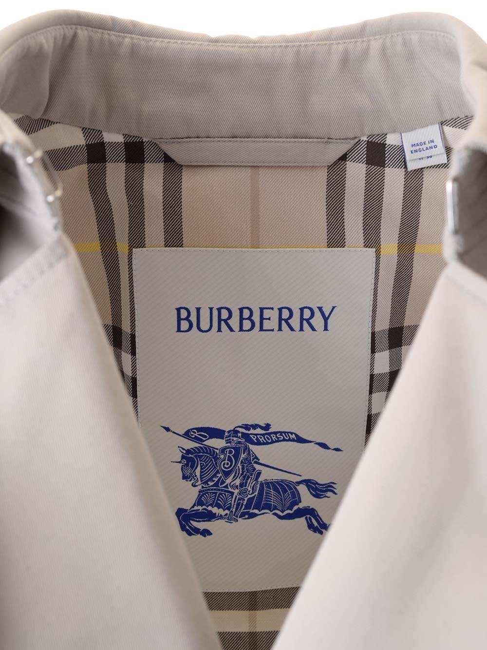 Al Duca D'Aosta Burberry Trench medio in misto cotone Negozio online di fabbrica