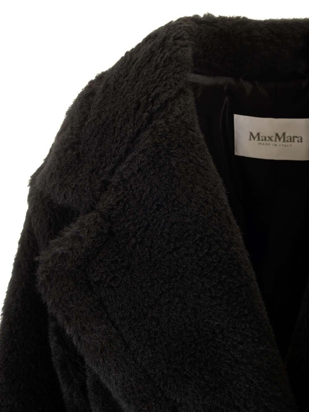 Al Duca D'Aosta Max Mara Giubbotto crop in tessuto Teddy Vendite stagionali