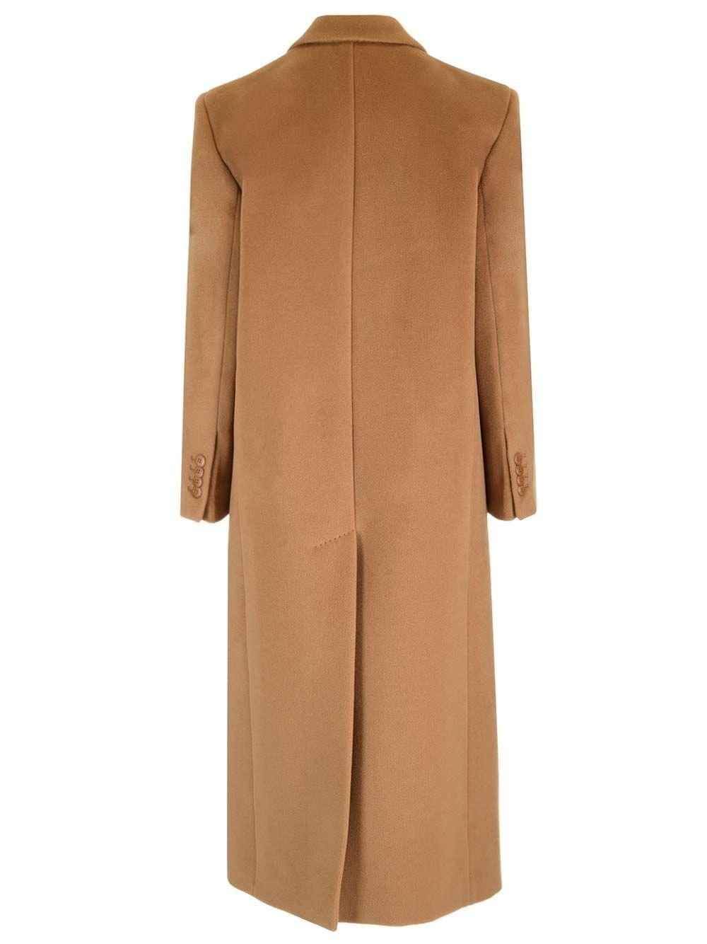 Al Duca D'Aosta Studio Max Mara Cappotto lungo doppiopetto in pura lana Lightning offer