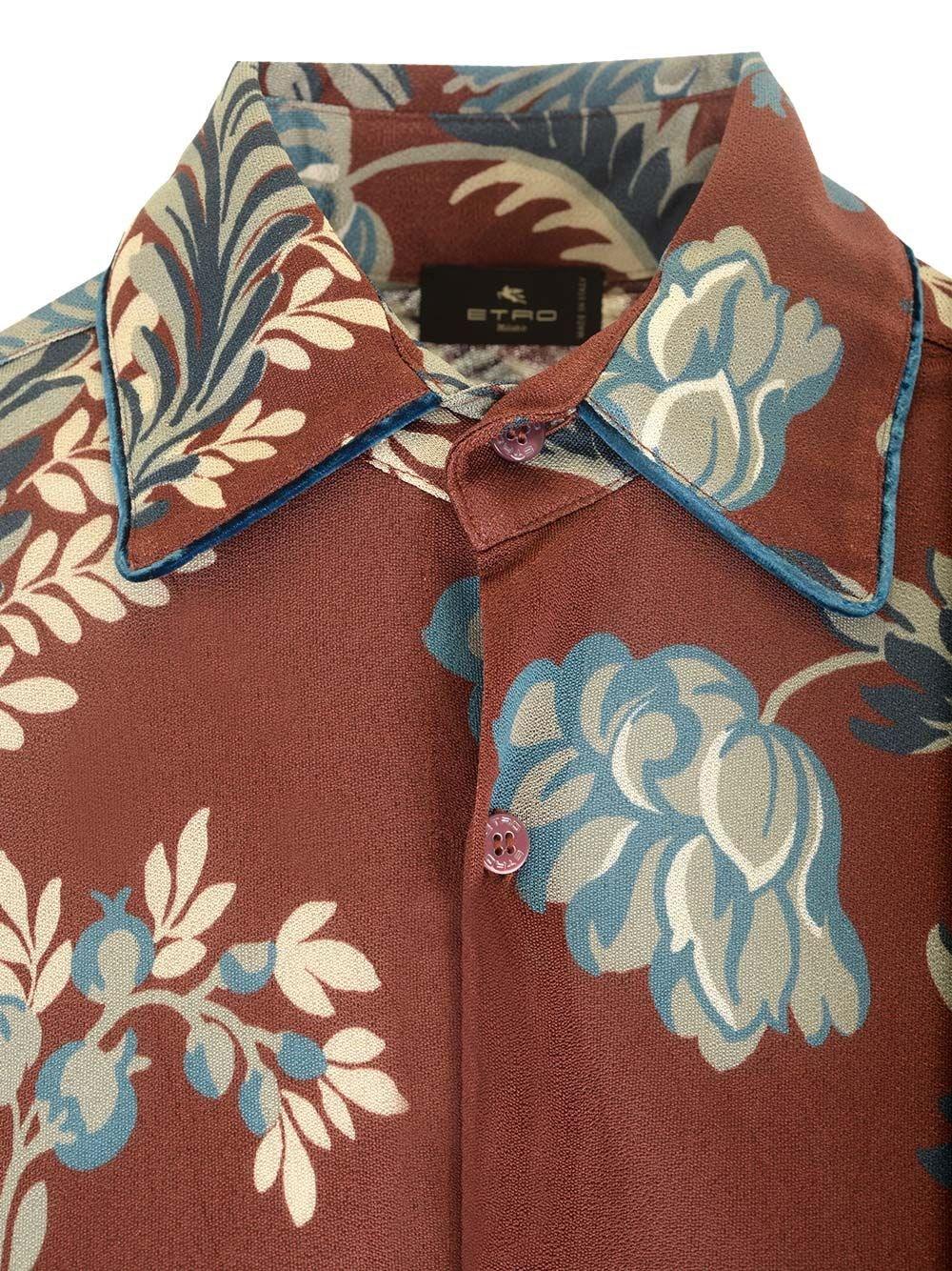 Al Duca D'Aosta Etro Camicia in cotone ricamato Fino al 65% di sconto