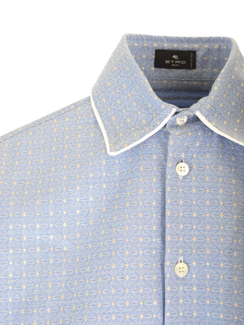 Al Duca D'Aosta Etro Camicia in cotone ricamato Sostegno trimestrale