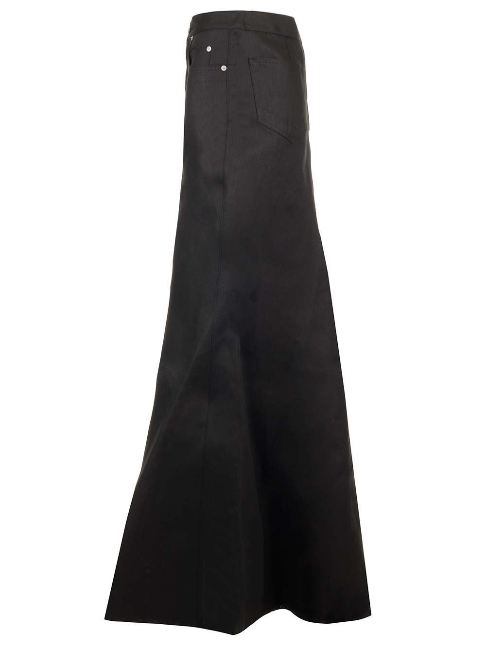 Al Duca D'Aosta Rick Owens Gonna lunga in twill Qualità