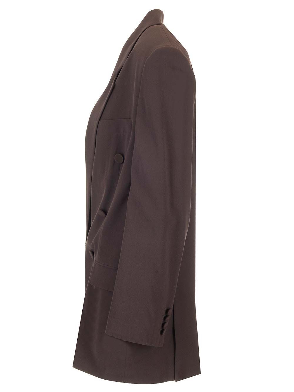 Al Duca D'Aosta Saint Laurent Blazer doppiopetto in seta Fino Al -60%