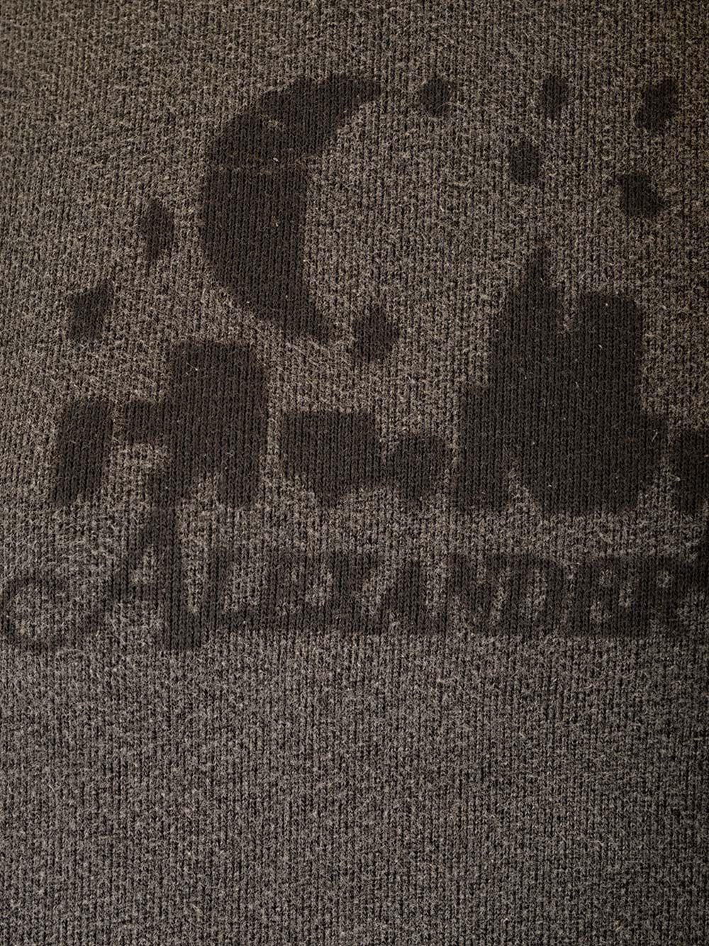 Al Duca D'Aosta Alexander Wang UNISEX HOODIE WITH DISTRESSED SKYLINE LOGO GRAPHIC WASHED CHARCOAL Vendite stagionali
