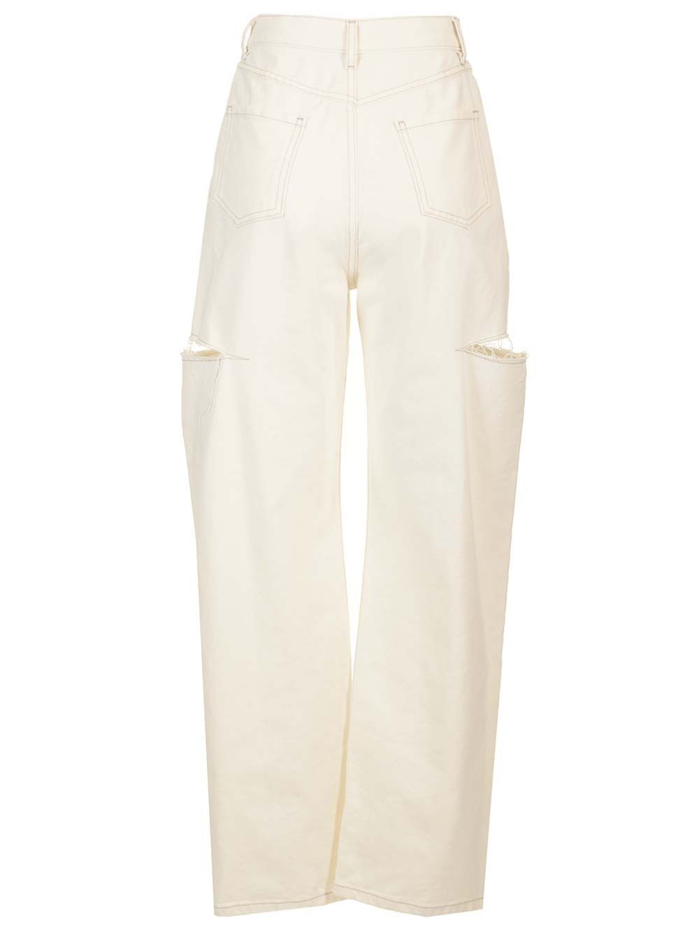 Al Duca D'Aosta Maison Margiela Jeans ampi con strappi Latest fashion