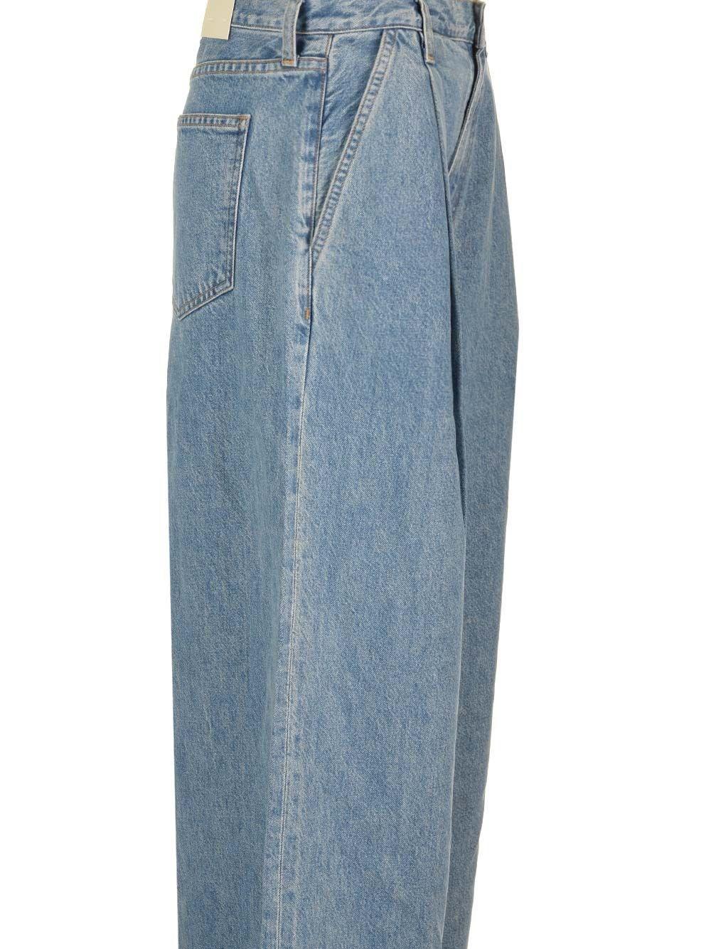 Al Duca D'Aosta Agolde Jeans "Ellis" con pinces ACQUISTA ORA