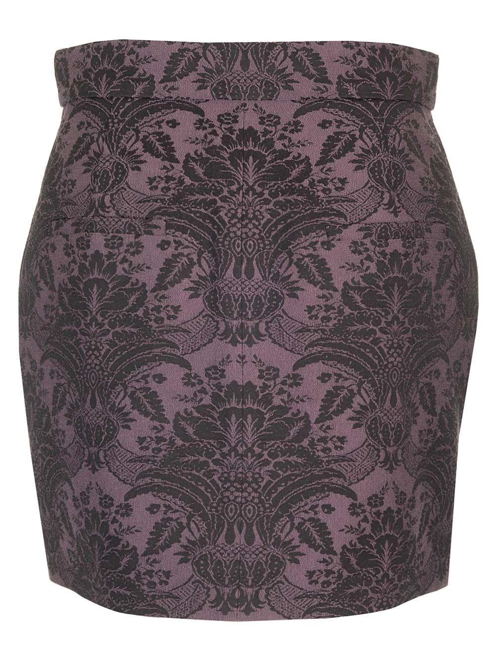 Al Duca D'Aosta Max Mara Mini gonna in lana jacquard Officina