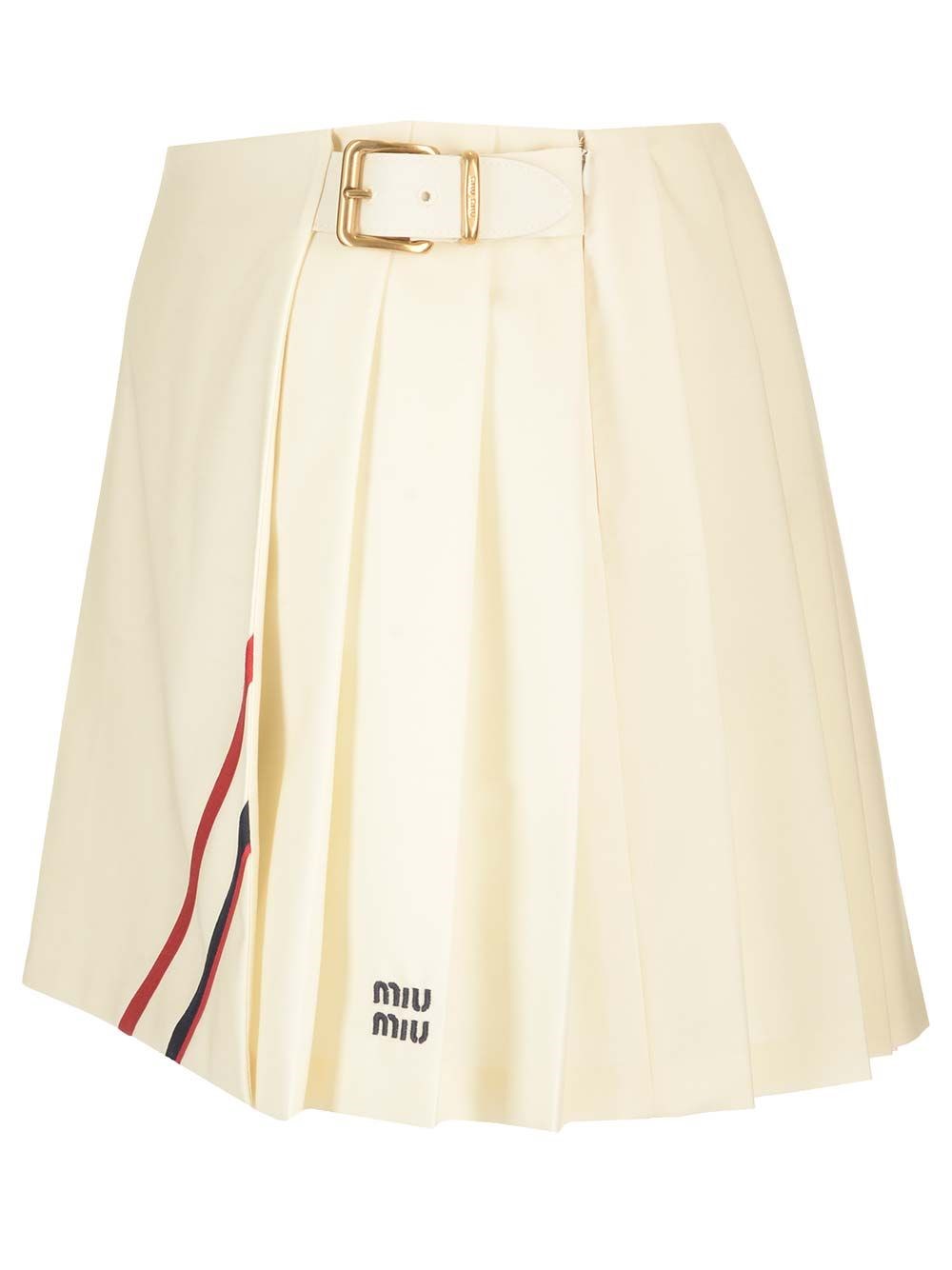 Al Duca D'Aosta Miu Miu Gonna plisse' in tela mohair Italia