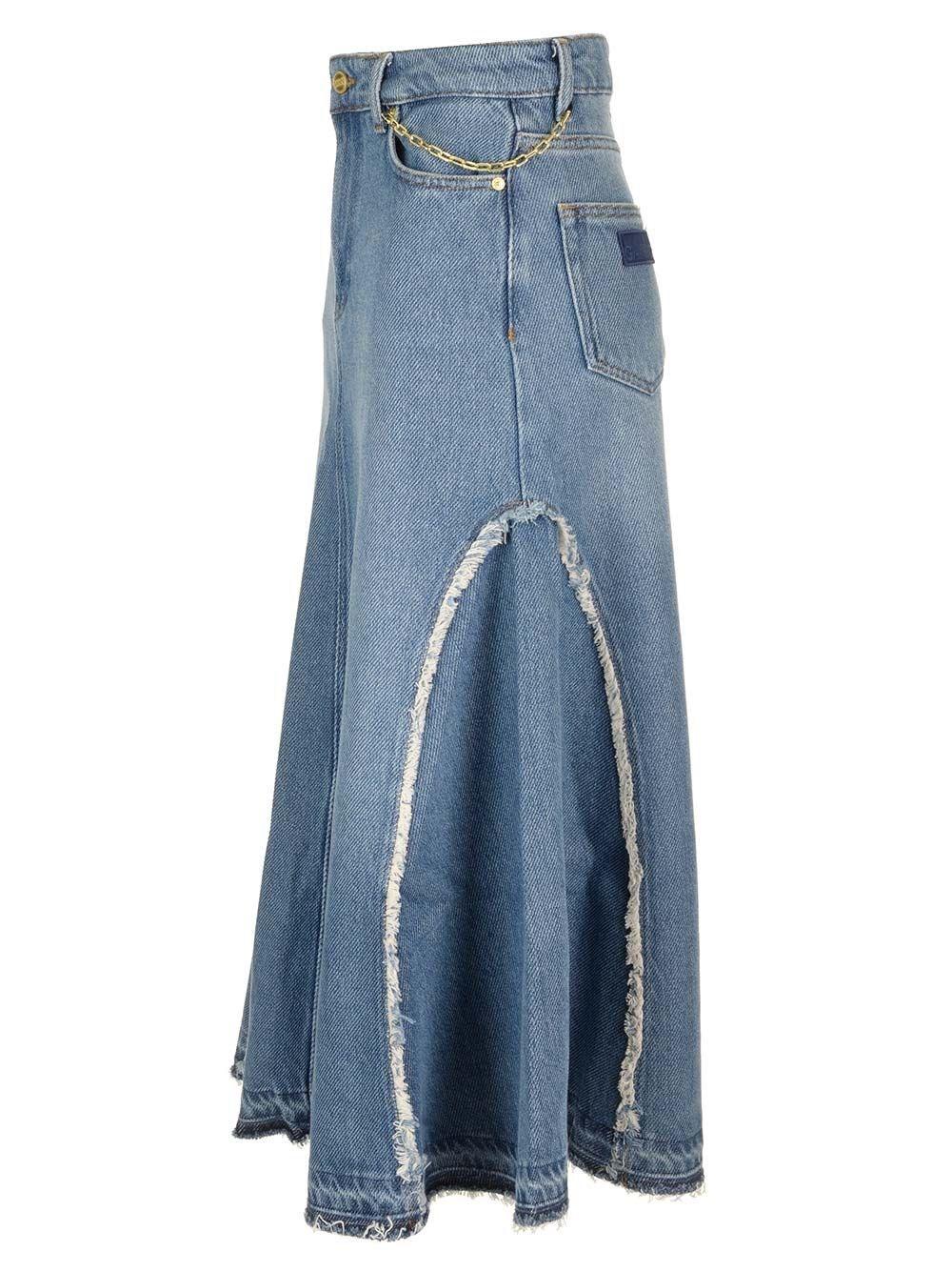 Al Duca D'Aosta Ganni Gonna denim svasata In Linea