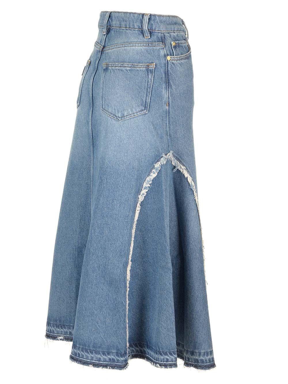 Al Duca D'Aosta Ganni Gonna denim svasata In Linea