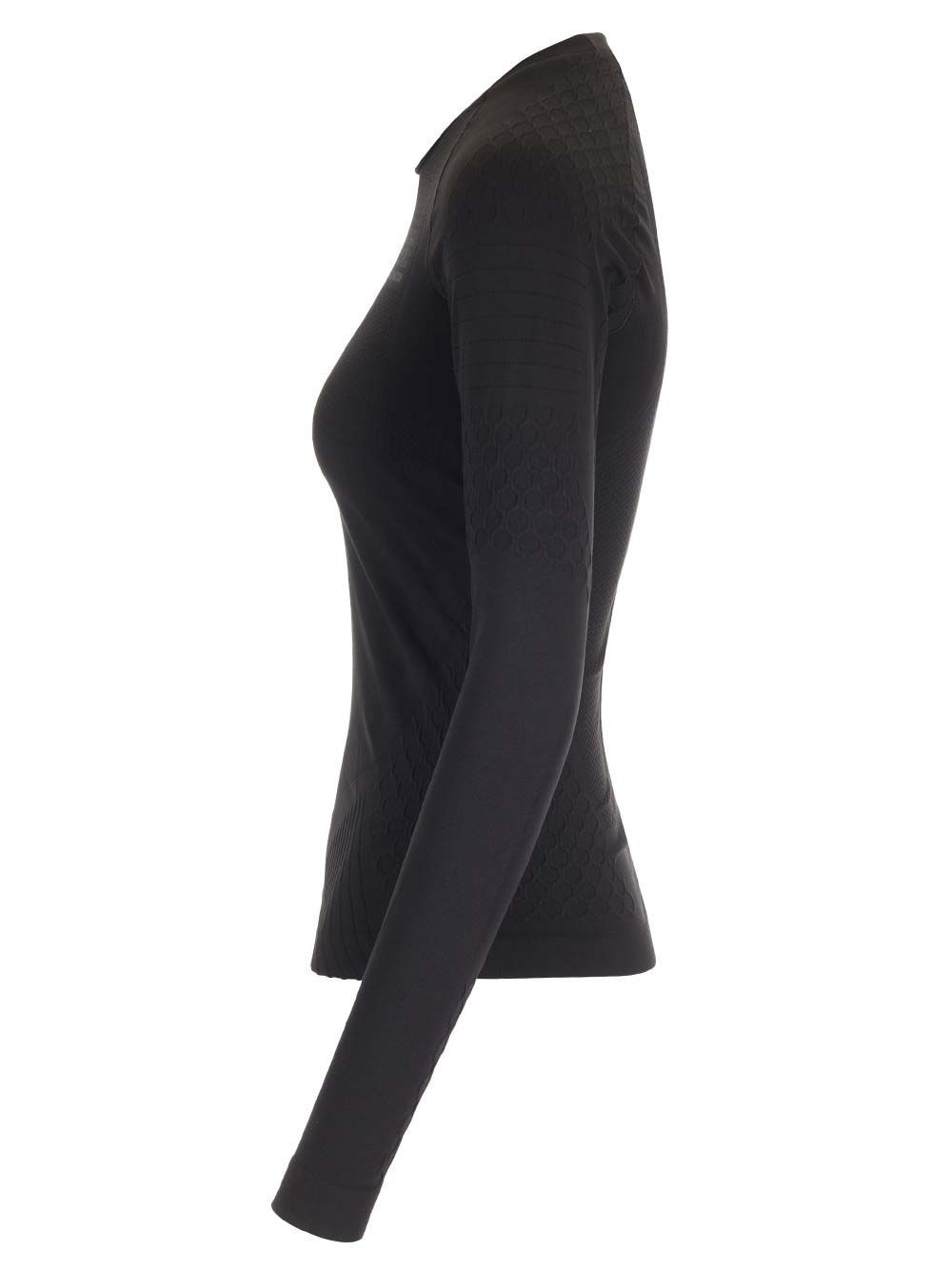 Al Duca D'Aosta Mm6 Maison Margiela Maglia termica nera Saldi Di Fabbrica
