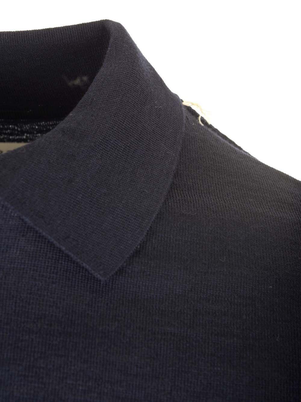 Al Duca D'Aosta Maison Margiela Polo in maglia di lana Offerta speciale