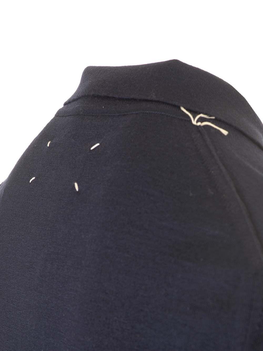 Al Duca D'Aosta Maison Margiela Polo in maglia di lana Offerta speciale