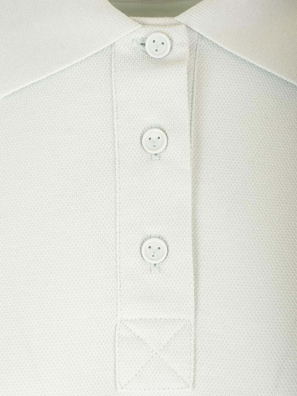 Al Duca D'Aosta Bottega Veneta Polo crop in piquet Vendite stagionali