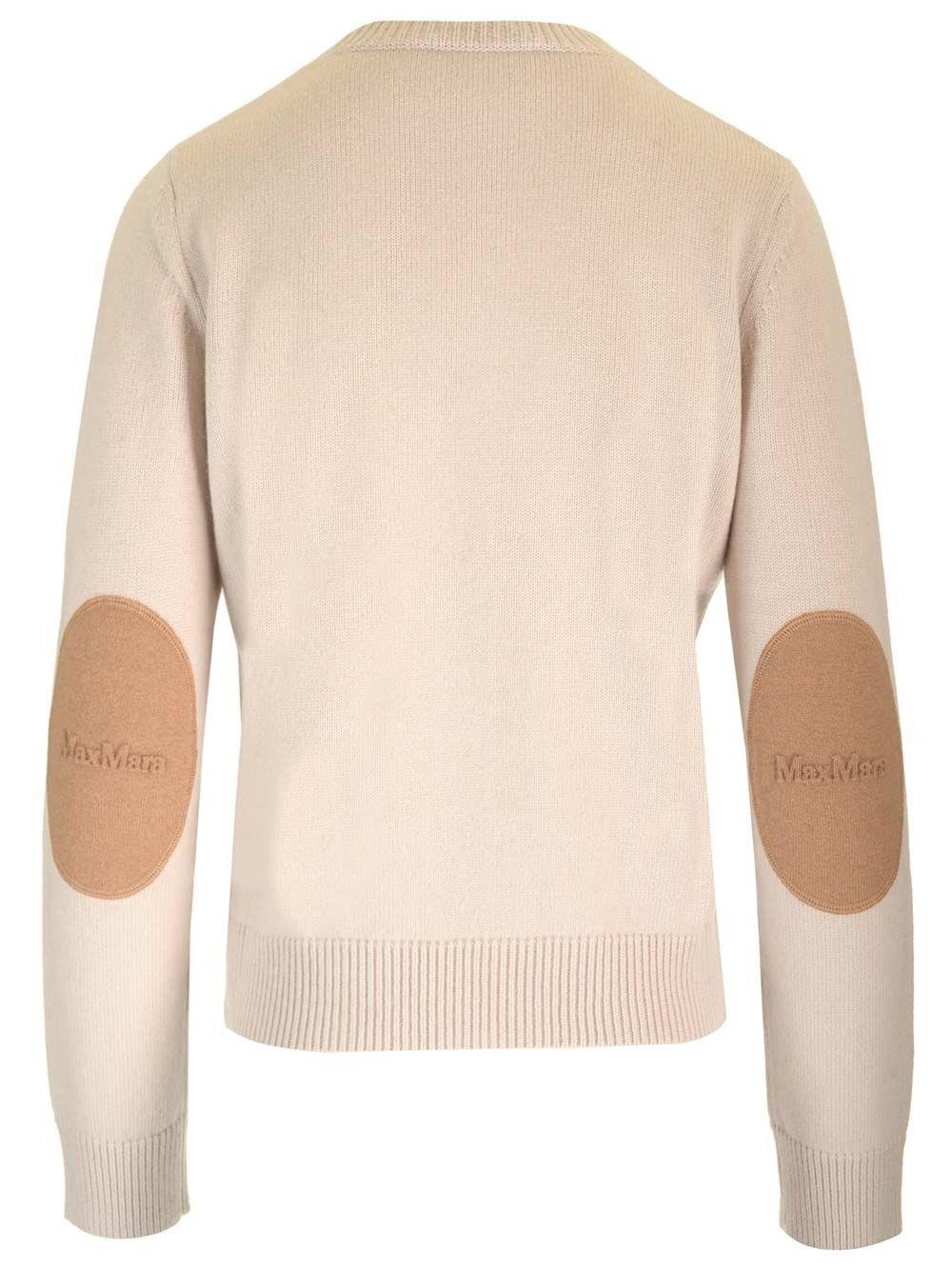 Al Duca D'Aosta 's Max Mara Maglione "Fedora" con toppe Vendita calda