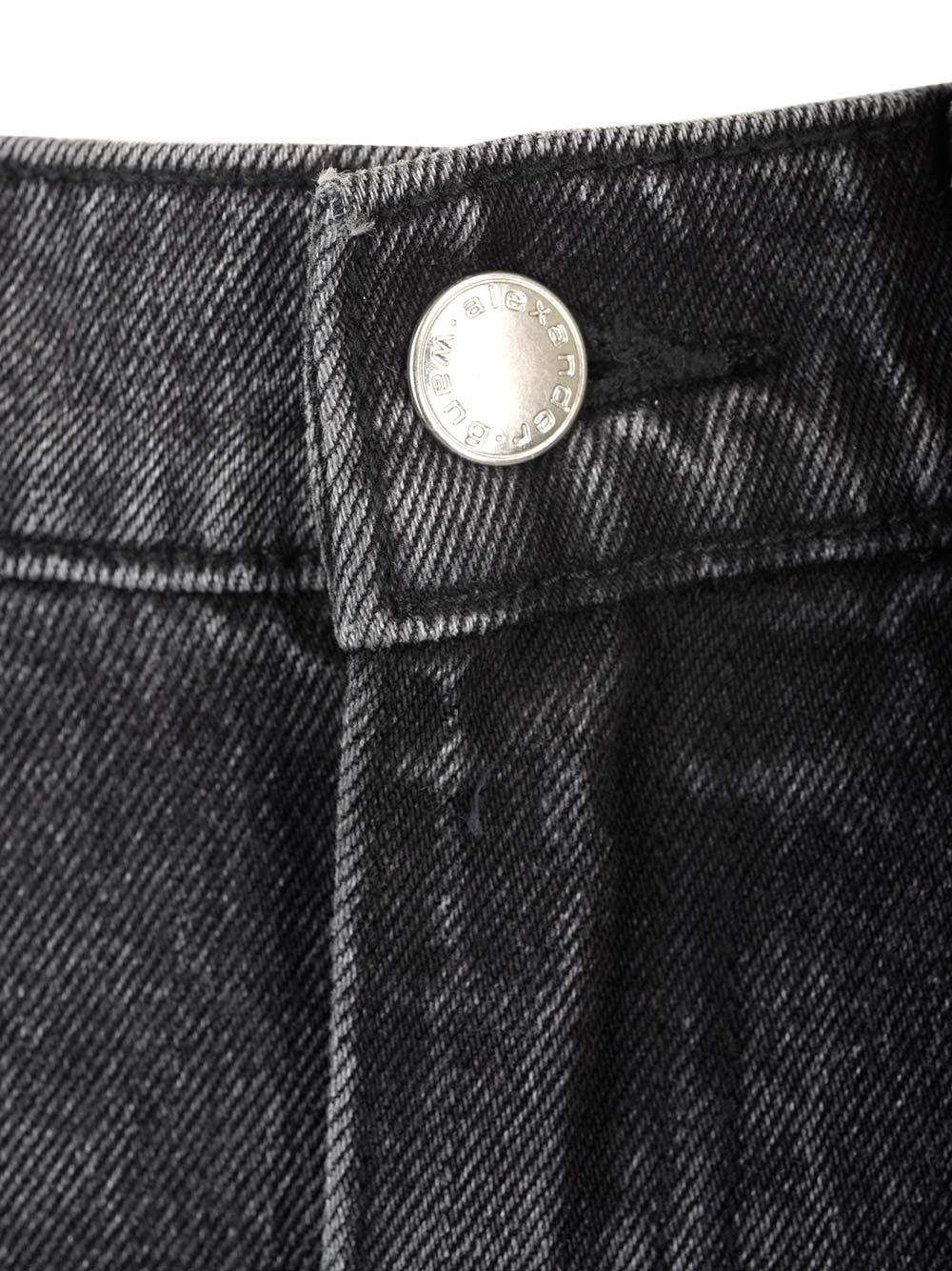 Al Duca D'Aosta Alexander Wang Jeans con patch logo Fino al 50% di sconto