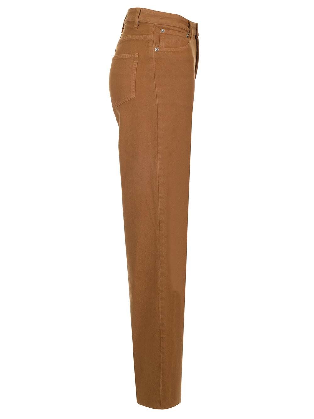 Al Duca D'Aosta A.p.c. Jeans "Elisabeth" nocciola Fino al 60% di sconto