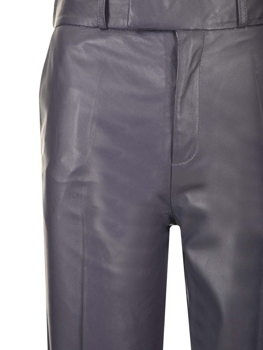 Al Duca D'Aosta Arma Pantaloni in pelle di agnello "June" Super sconto