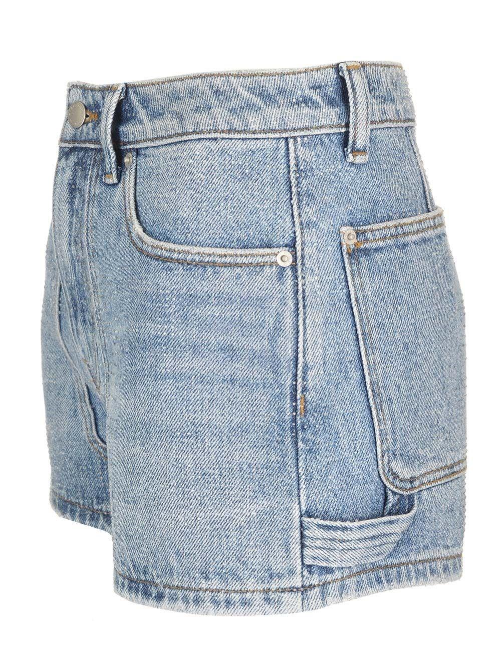 Al Duca D'Aosta Alexander Wang Short carpenter a vita alta Black Friday Prezzi