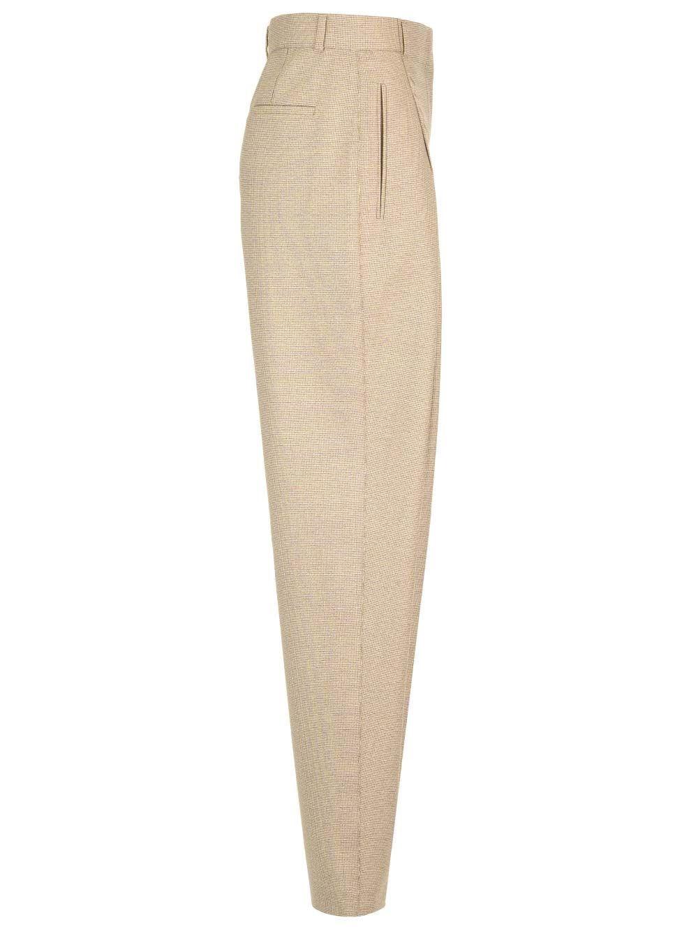 Al Duca D'Aosta Fendi Pantalone in lana micro check In vendita