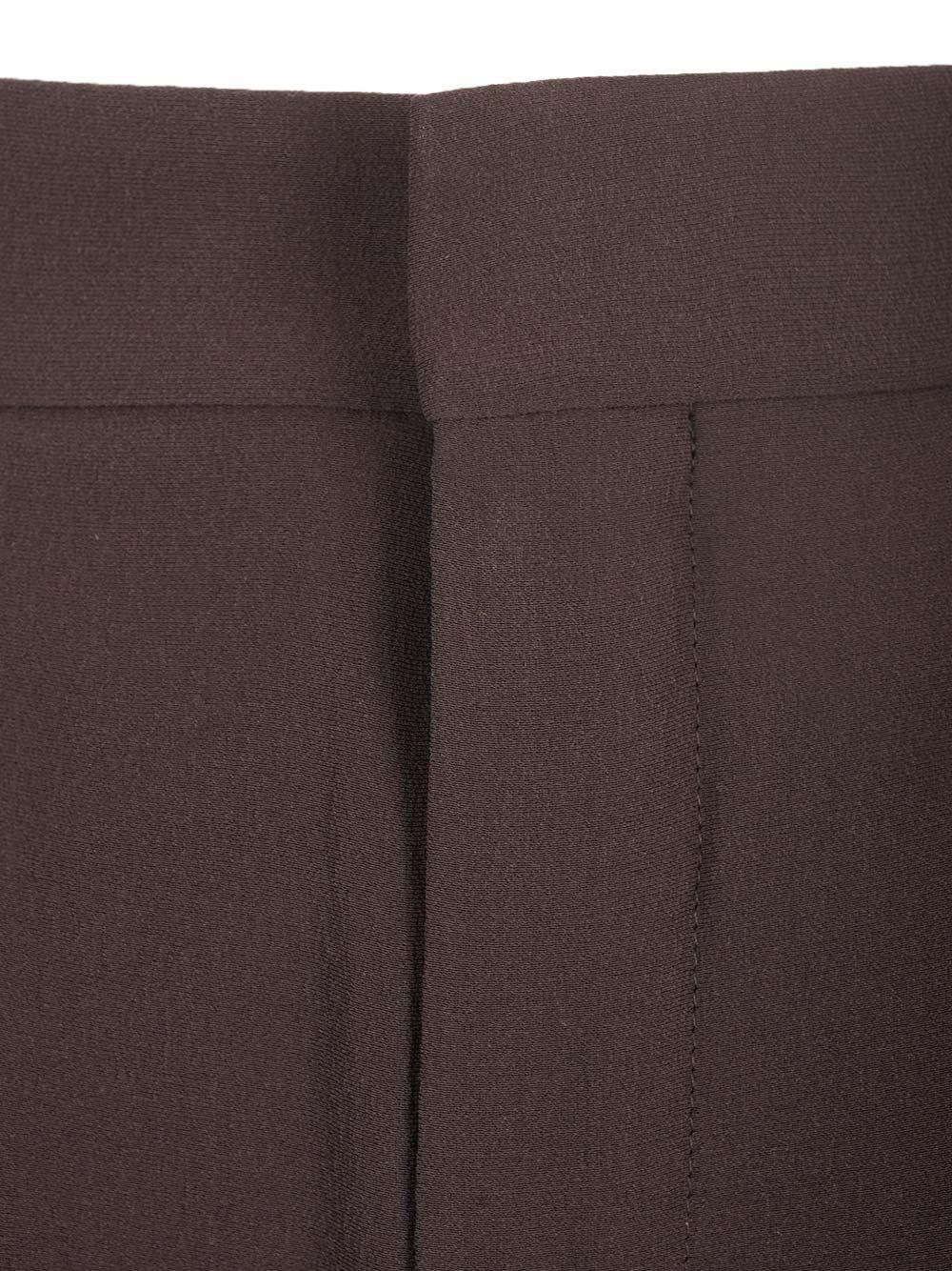 Al Duca D'Aosta Saint Laurent Pantaloni in crêpe di seta Nuovo
