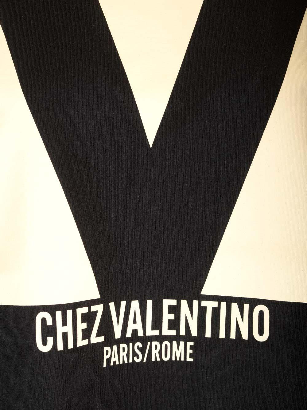 Al Duca D'Aosta Valentino Garavani T-shirt stampa "Chez Valentino" Online