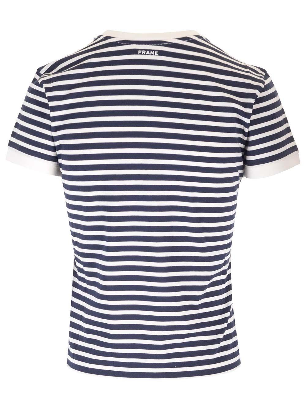 Al Duca D'Aosta Frame X Ritz T-shirt a righe In Vendita