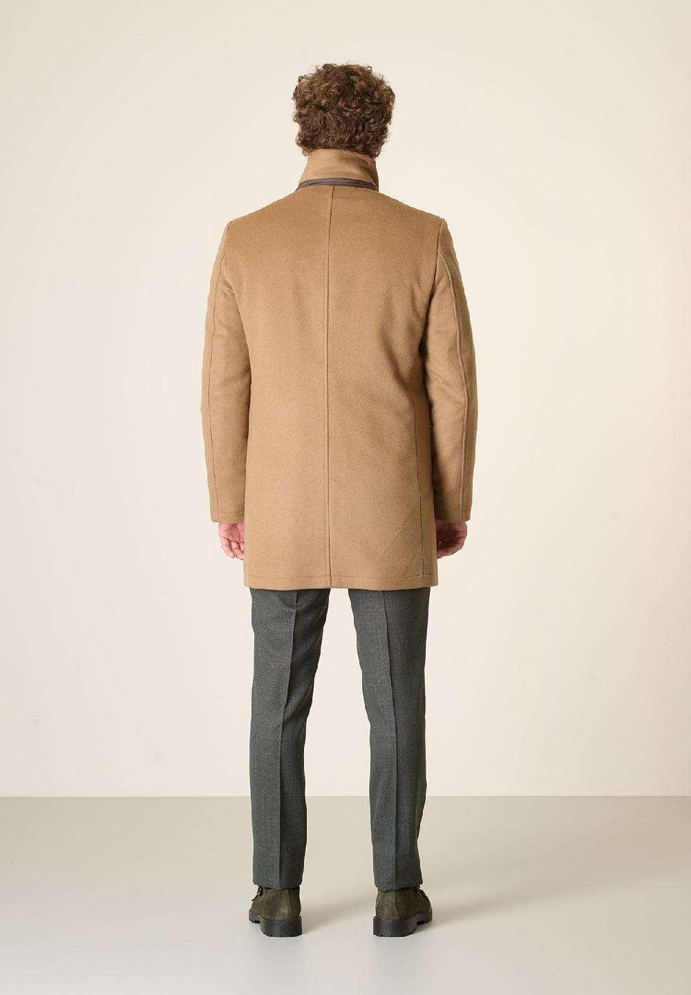 Angelico Cappotto cammello coreano pettorina staccabile Hotsell