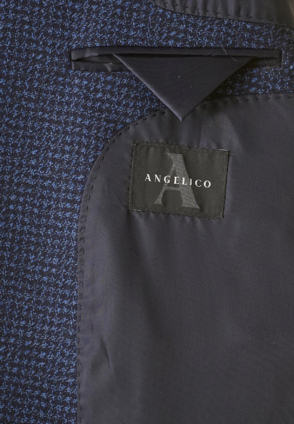 Angelico Giacca blu piedpul comfort fit corto Promozione