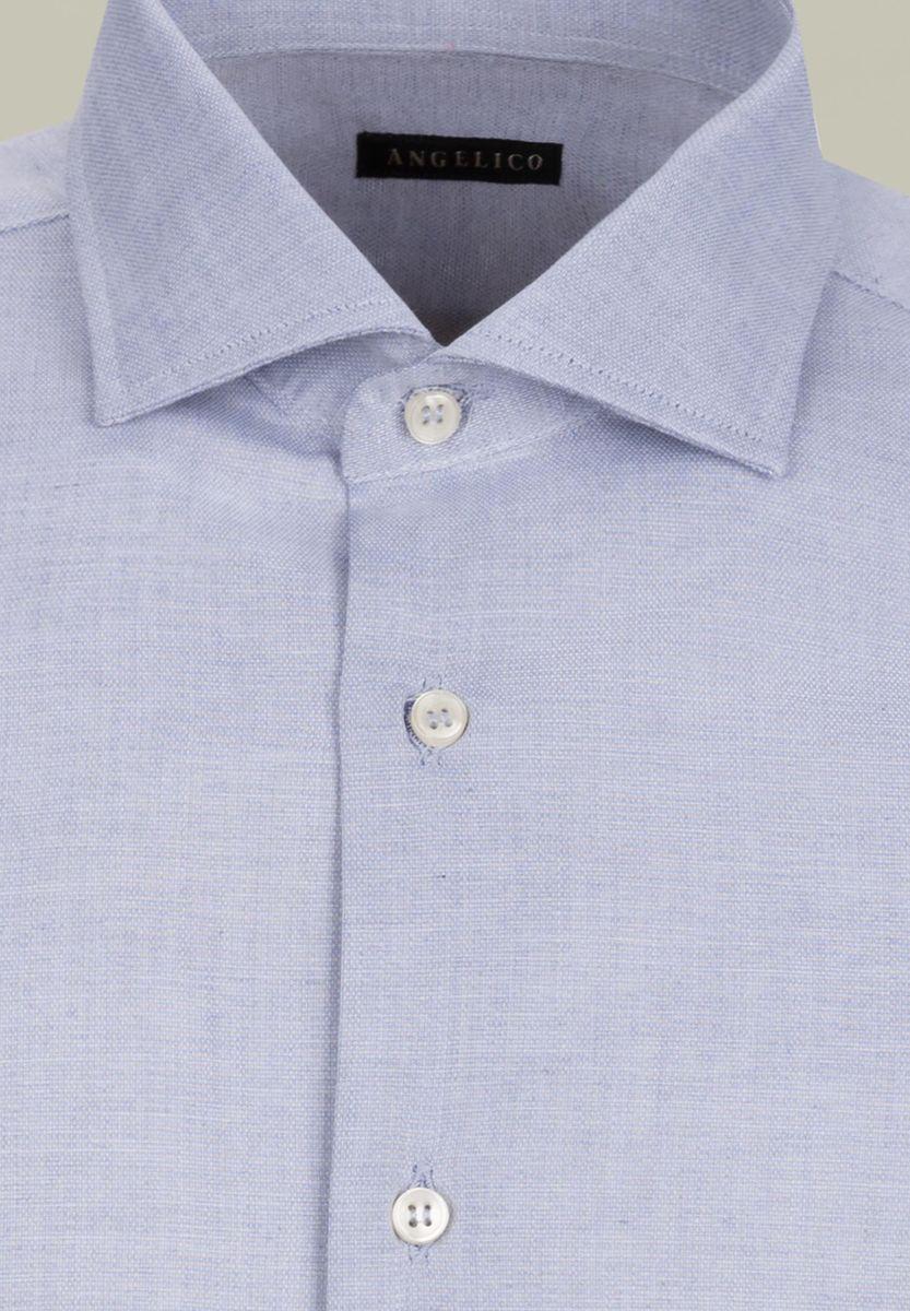 Angelico Camicia avio micro-armatura slim Spedizione Gratuita
