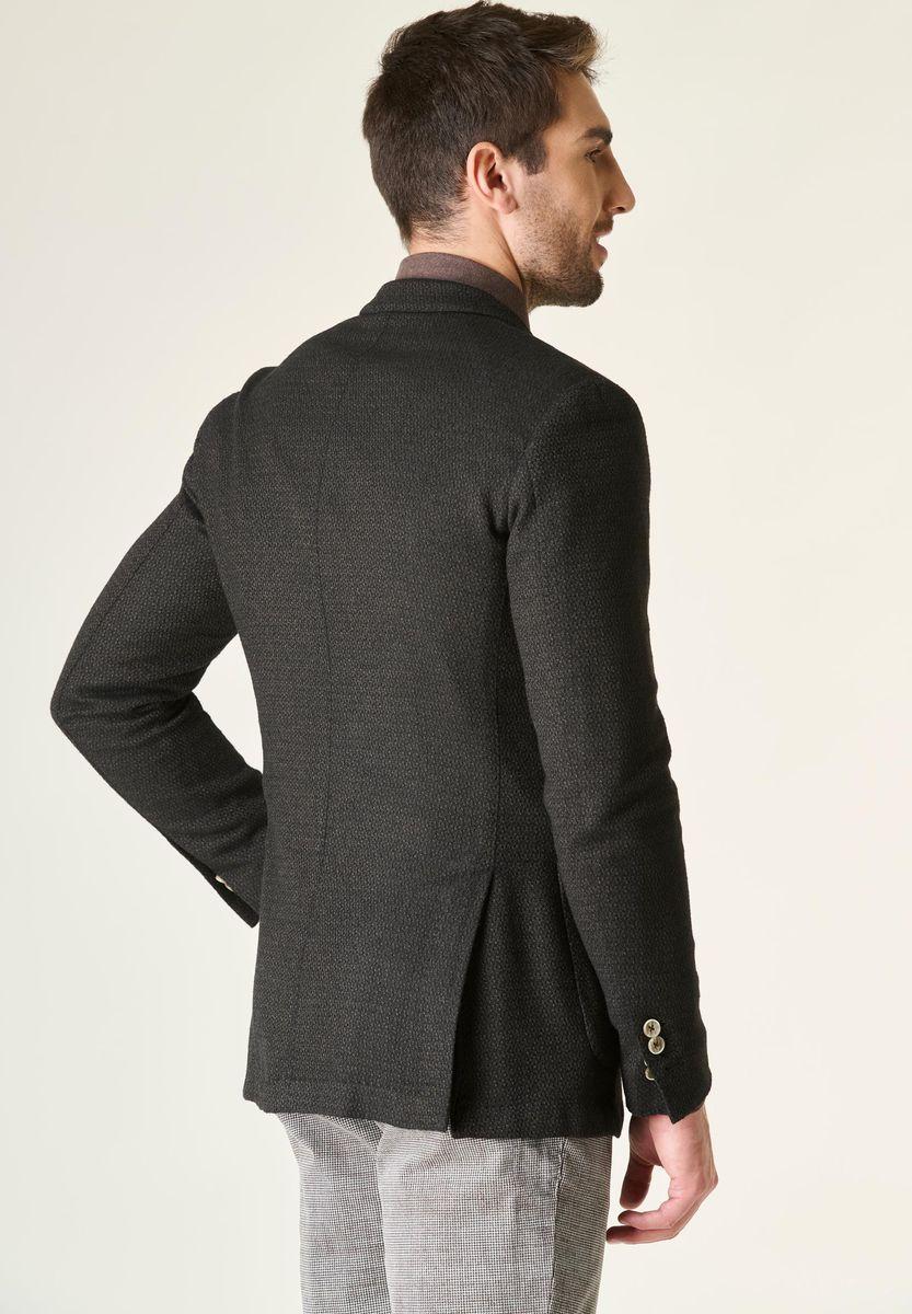 Angelico Giacca moro cotone-lana sfoderata armaturata custom Acquista Ora