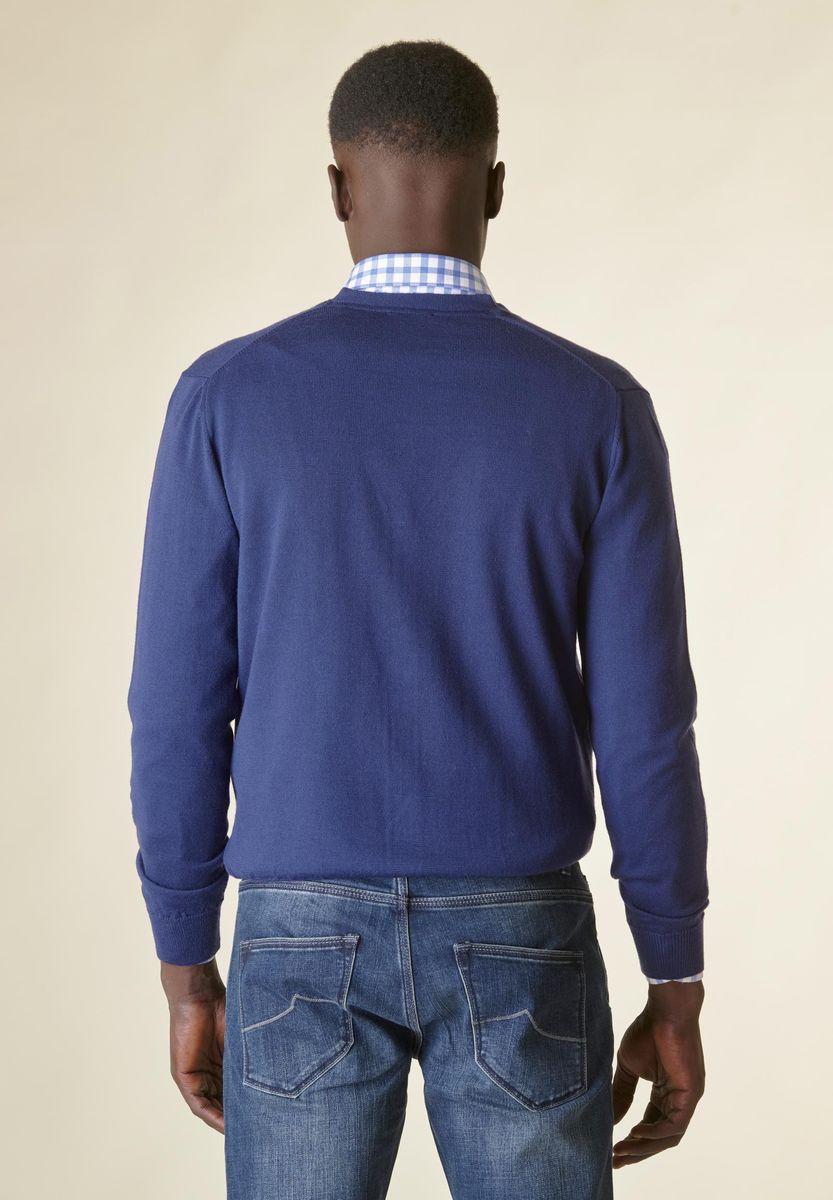 Angelico Cardigan avio bottoni merino Lana Gatto Ultimo giorno