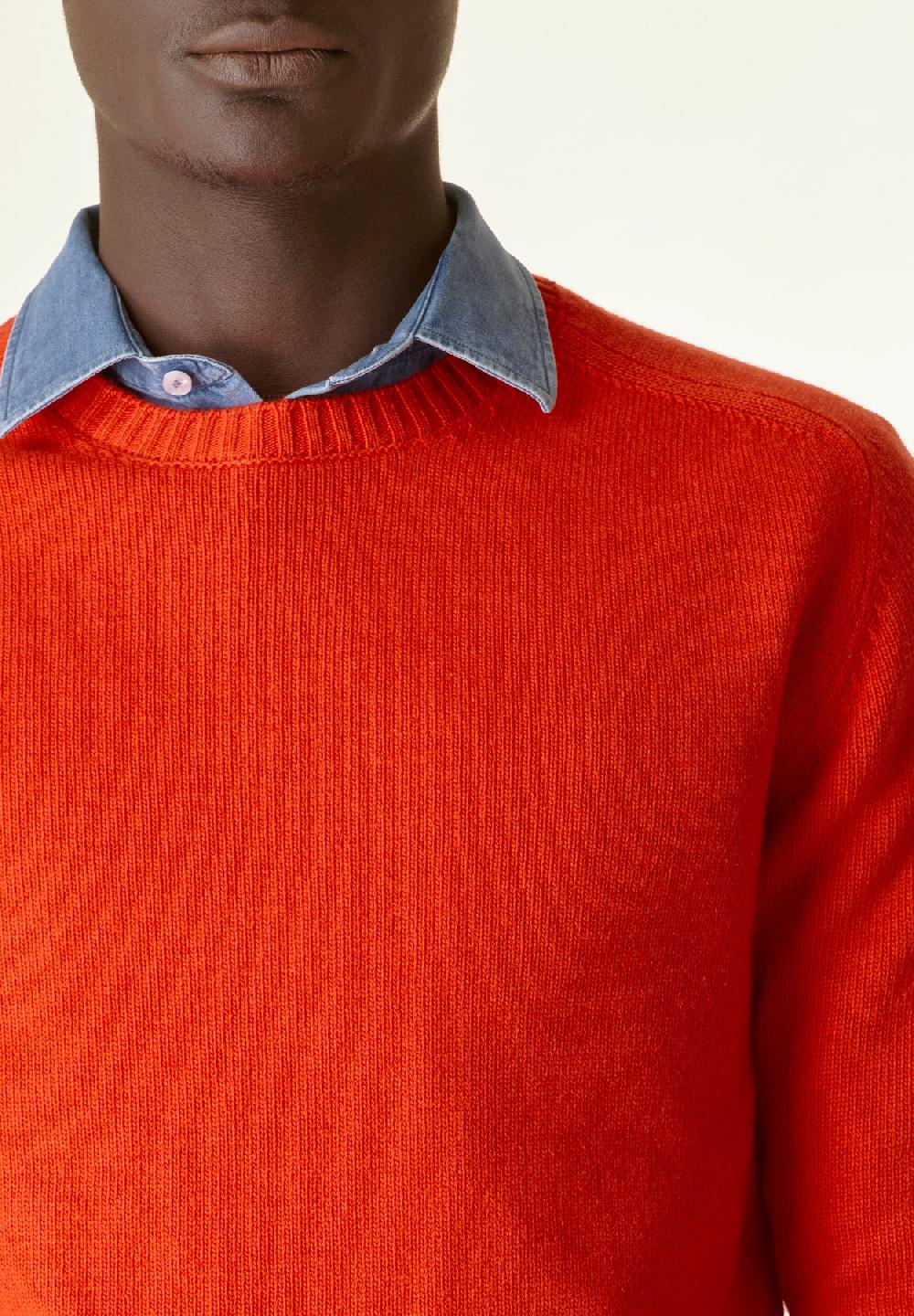 Angelico Maglia mandarino raglan bordi alti In vendita