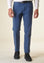 Angelico Pantalone blu chiaro cotone micro-stampa regular Moda