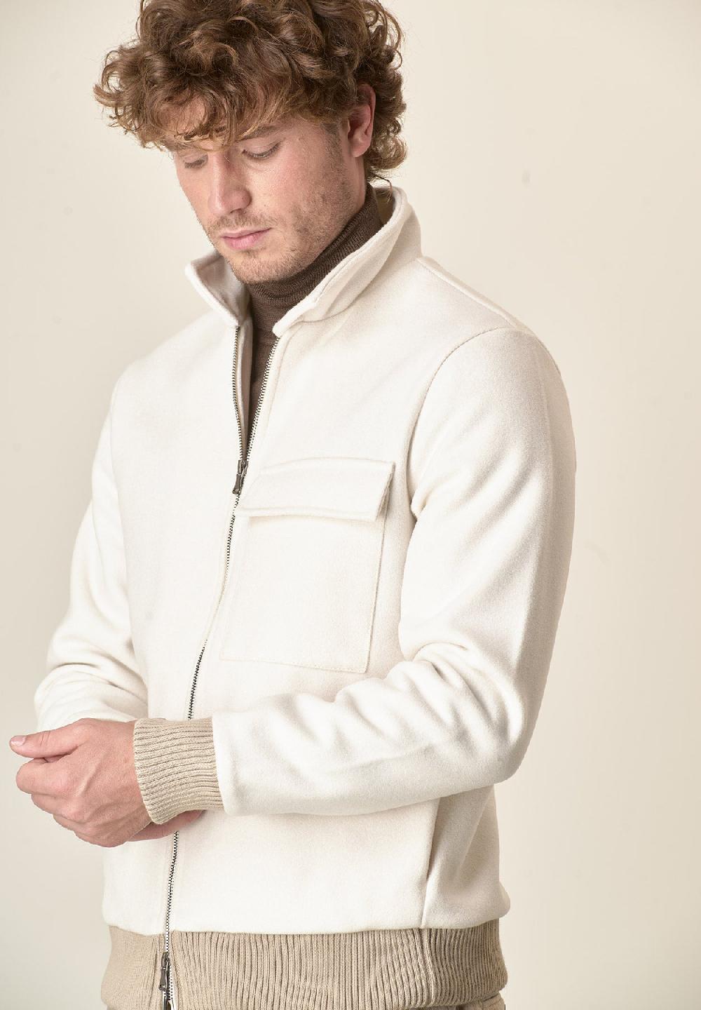 Angelico Giubbotto bomber panna Promozione