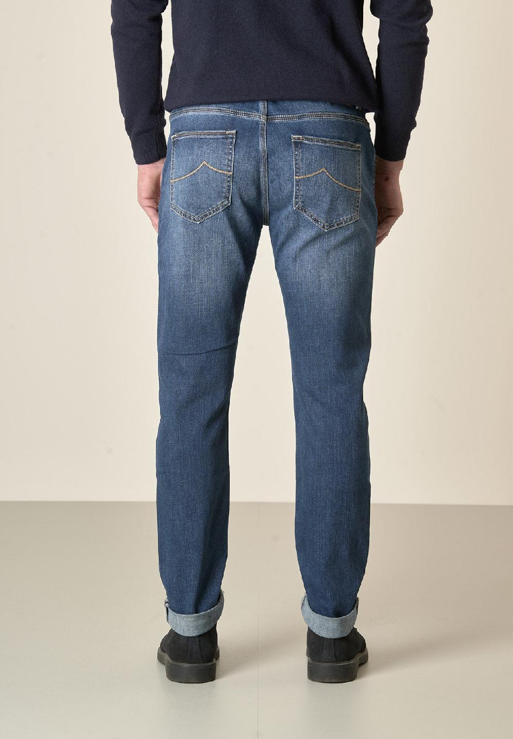 Angelico Jeans medio 5 Tasche cotone stretch slim fit Offerte