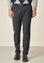 Angelico Pantalone blu microdisegno doppia pinces slim fit Bestseller
