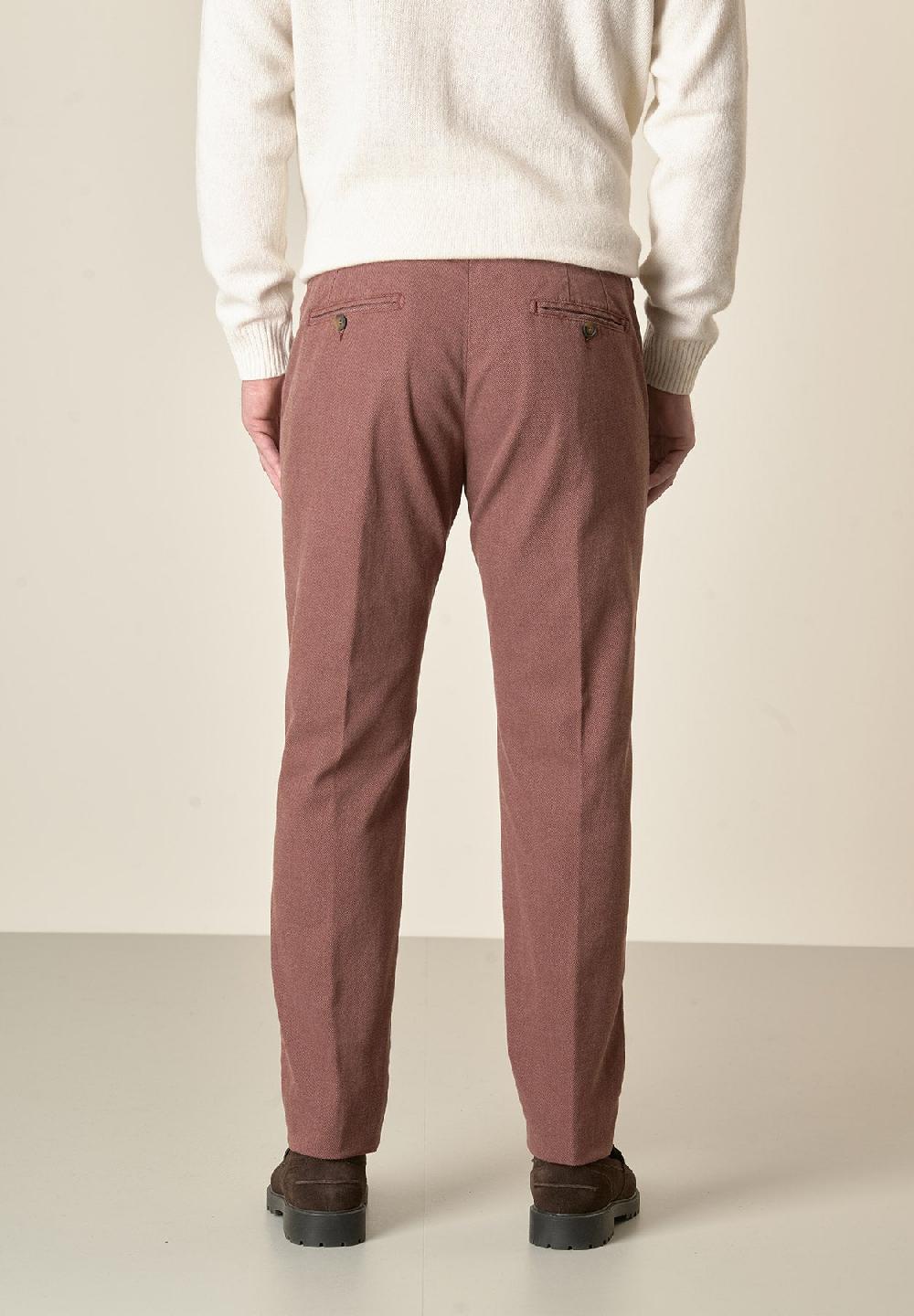 Angelico Pantalone mattone armatura cotone stretch slim fit Offerta settimanale