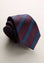 Angelico Cravatta blu bordeaux regimental effetto lana Offerte speciali