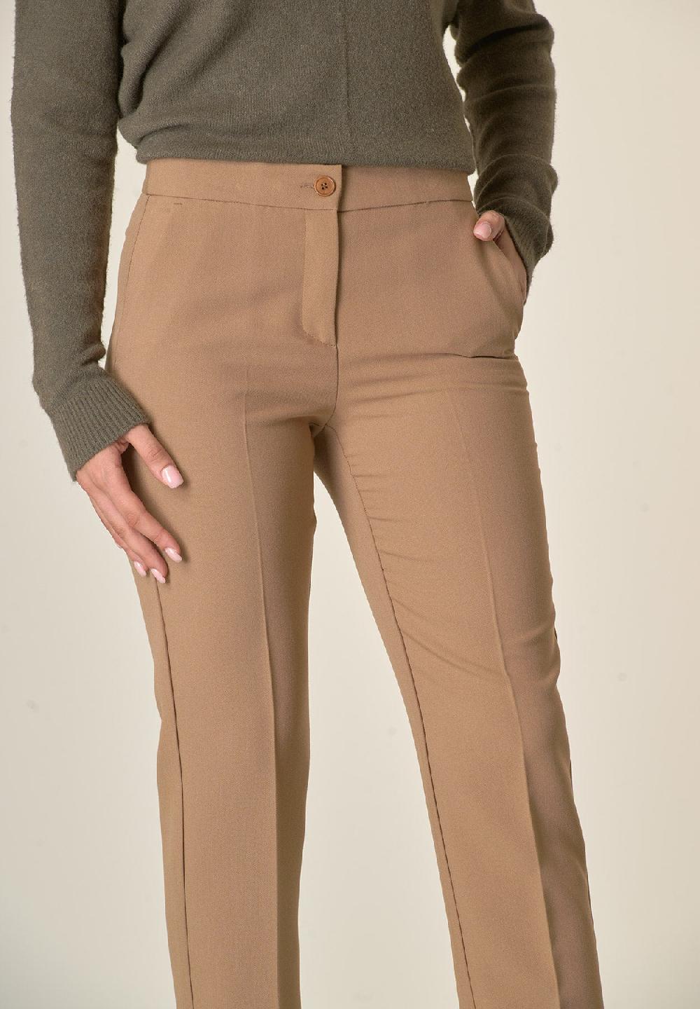 Angelico Pantalone cammello sigaretta Prezzo basso
