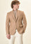 Angelico Giacca cammello pettorina misto lana custom fit Pezzi Unici