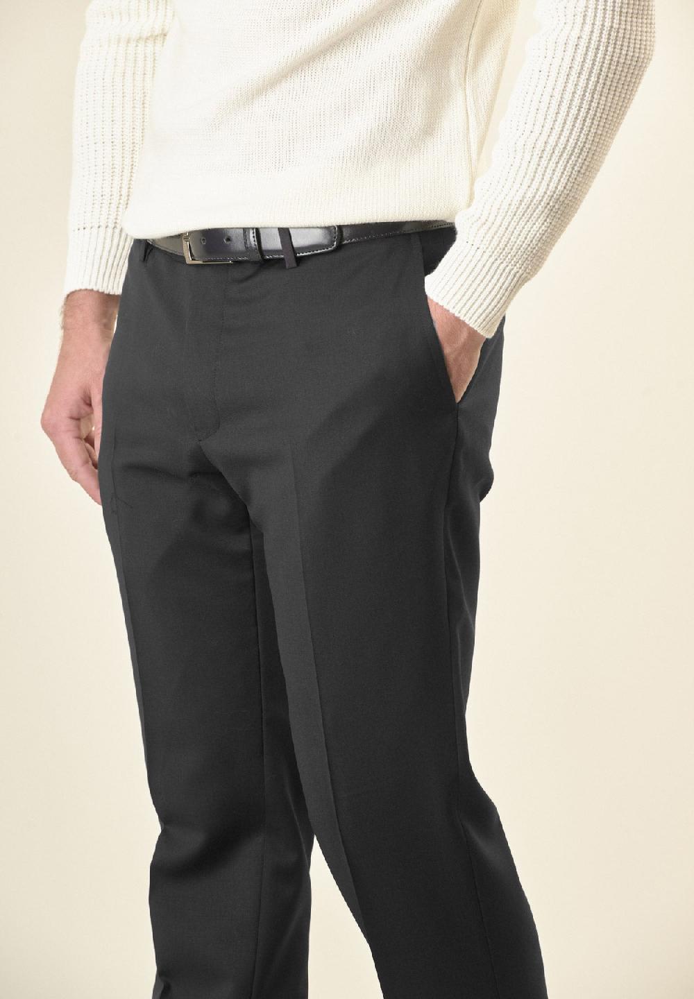 Angelico Pantalone antracite sallia lana vergine custom fit Shopping Online